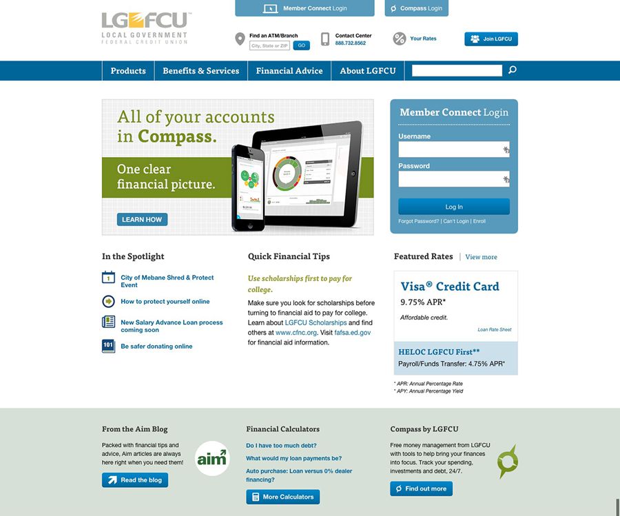 LGFCU home page